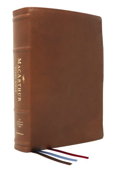 NASB, MacArthur Study Bible, 2nd Edition, Premium Goatskin Leather, Brown, Premier Collection, Comfort Print: Unleashing Gods Truth One Verse at a Time