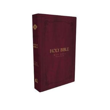 Kjv, Thinline Large Print Bible, Vintage Series, Leathersoft, Burgundy, Red Letter, Comfort Print