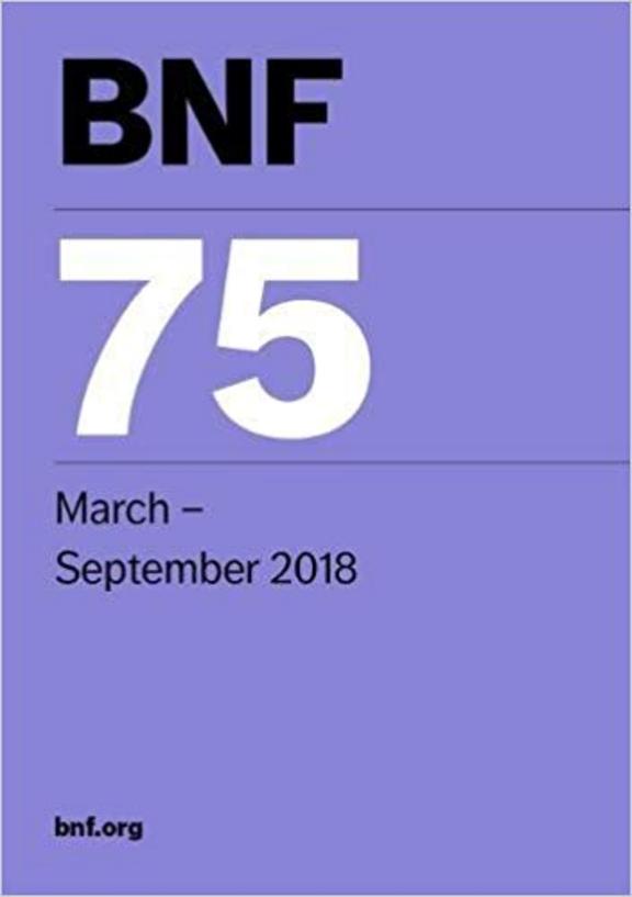British National Formulary (Bnf) 75  March - September 2018