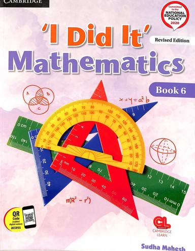I Did It Mathematics  Book 6 Nep