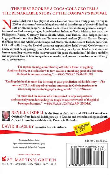 Buy Inside Coca Cola : A Ceos Life Story Of Building The Worlds
