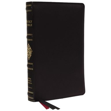 KJV, Personal Size Reference Bible, Sovereign Collection, Black Premium Goatskin Leather, Premier Collection, Comfort Print: Holy Bible, King James Version