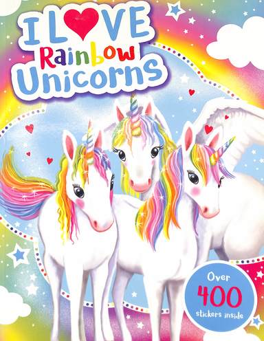 I Love Rainbow Unicorns Activity Book