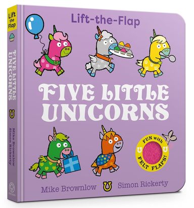 Five Little Unicorns : Lift The Flap