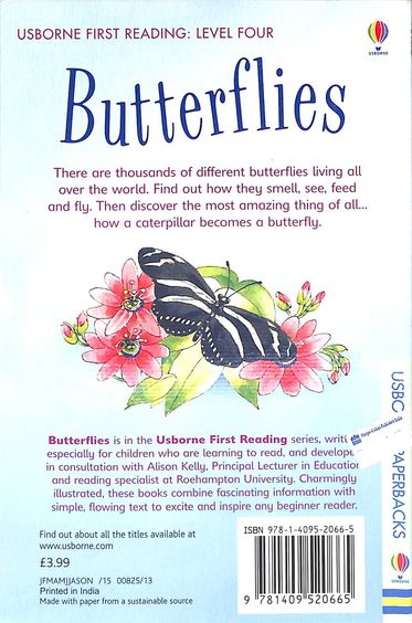 Buy Butterflies - Usborne First Reading Level 4 book : Kate Davies