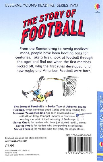 Buy Story Of Football Usborne Young Reading Level 2 book Rob Lloyd Jones Paddy Mounter 0140952074 9781409520740 SapnaOnline India