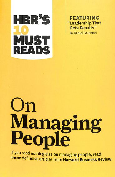 Hbrs 10 Must Reads : On Managing People