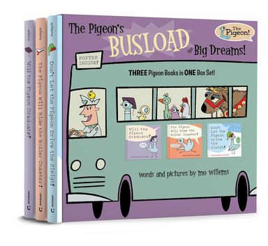 Pigeons Busload Of Big Dreams Set Of 3 Books