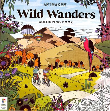 Artmaker : Wild Wanders Colouring Book