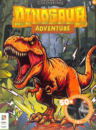 Kaleidoscope Sticker Colouring Dinosaur Adventure