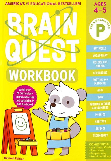 Brain Quest Work  Book Pre Kindergarten  Ages 4-5
