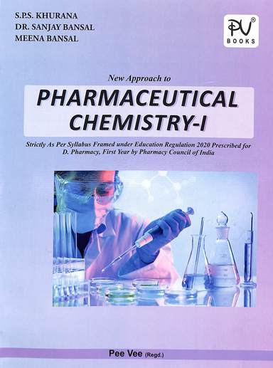 New Approach To Pharmaceutical Chemistry 1 For 1 Years D Pharmacy