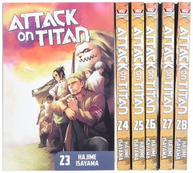 Attack On Titan Part 1 Box Set Vol 23-28