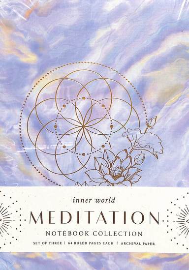Inner World Meditation Notebook Collection Set Of 3 Books