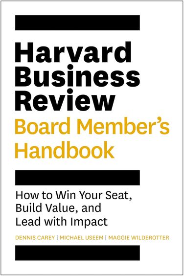 Harvard Business Review Board Members Handbook