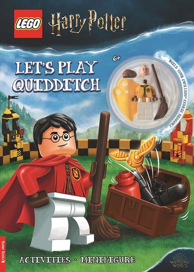 LEGO Harry Potter: Lets Play Quidditch Activity Book (with Cedric Diggory minifigure)