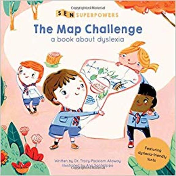 The Map Challenge: A Book about Dyslexia - Featuring Dyslexia-Friendly Fonts