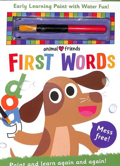 Animal Friends First Words Paint & Learn Again & Again