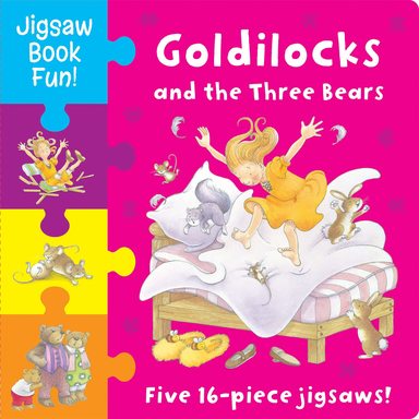 Goldilocks & The Three Bears Five 16 Piece Jigsaws