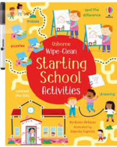 Wipe Clean Starting School Actiities