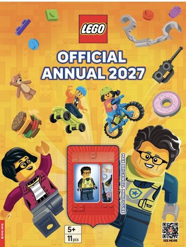 LEGO® Books: Official Annual 2027-with Max Brickwell police minifigure and accessories