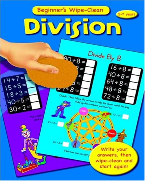 Beginners Wipe Clean Division 5-7 Years