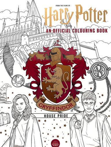 Harry Potter Gryffindor House Pride Colouring