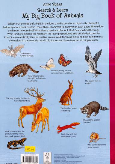 Buy Search & Learn My Big Book Of Animals book : Anne Suess 