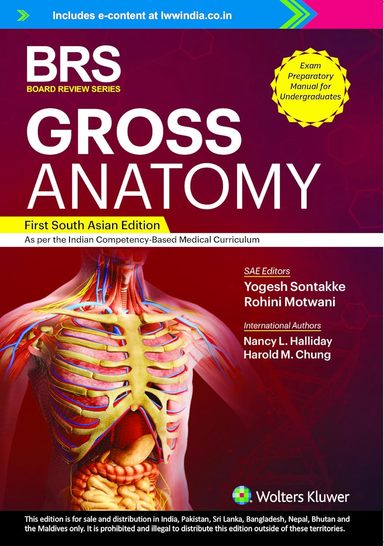 Brs Gross Anatomy : First South Asian Edition