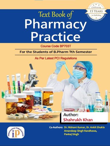 Texst Book Of Pharmacy Practice For The Students For B Pharm 7th Sem Pci Regulation