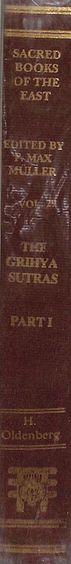 Sacred Books Of The East Vol 29 Part 1  : Grihya Sutras