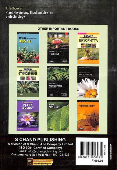 Buy Textbook Of Plant Physiology Biochemistry & Biotechnology book : Sk  Verma,Mohit Verma , 812190627X, 9788121906272 - SapnaOnline.com India