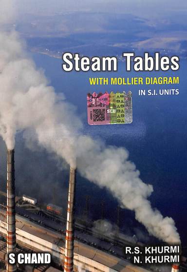 Steam Tables With Mollier Diagram : Si Units