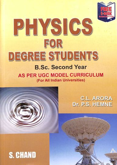 Buy Physics For Degree Students Bsc 2nd Year Book : Cl Arora,Ps Hemne ...