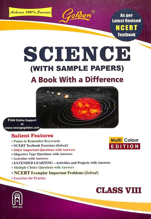 Buy Golden Science Class 8 Cbse book Nk Sharma,S Gupta , 8122423647