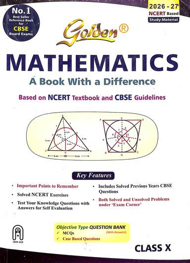 Golden Mathematics Class 10 : Ncert & Cbse