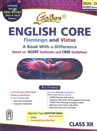 Golden English Core Flamingo & Vistas Class :12 A Book With A Difference