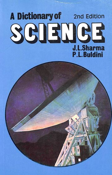 Dictionary Of Science - Cbs
