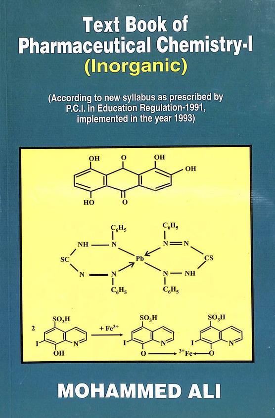 Textbook Of Pharmaceutical Chemistry 1 : Inorganic