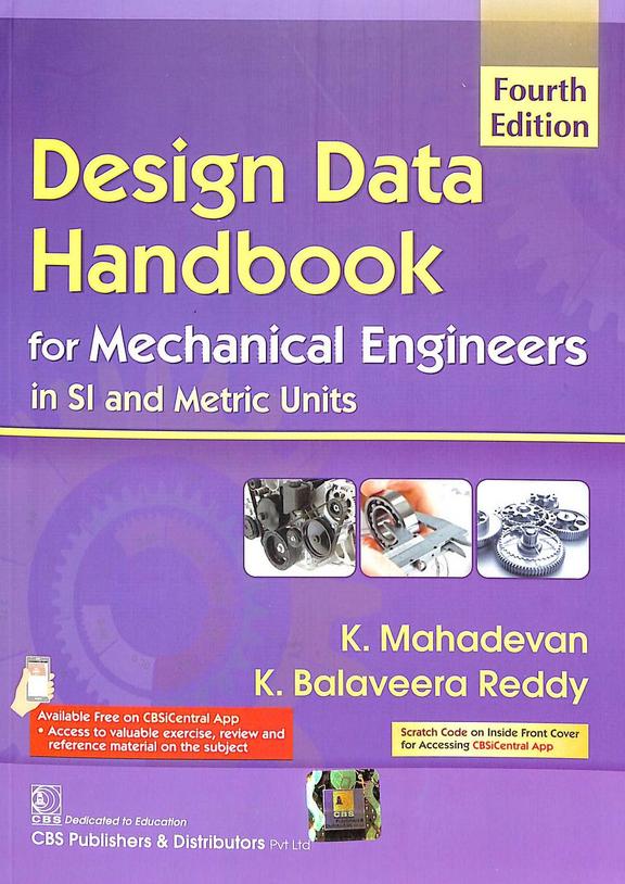 Buy Design Data Handbook For Mechanical Engineers In Si & Metric Units ...