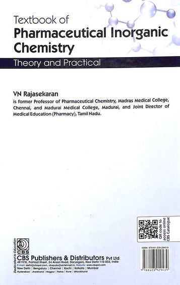 Buy Text Book Of Pharmaceutical Inorganic Chemistry Theory