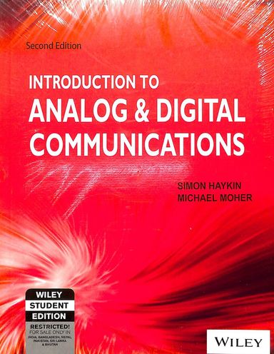 Buy Introduction To Analog & Digital Communications Book : Simon Haykin ...