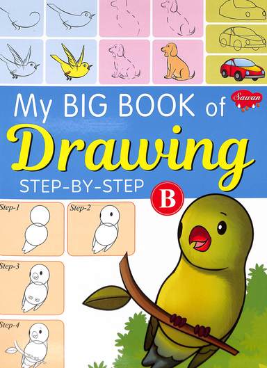 My Big Book Drawing Step By Step : B