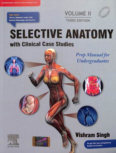 Selective Anatomy Vol 2 With Clinical Case Studies Prep Manual For Undergraduates
