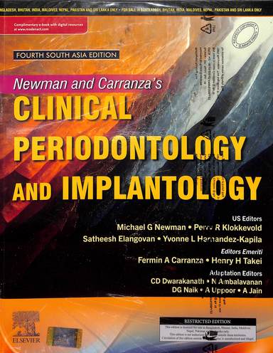 Newman & Carranzas Clinical Periodontilogy & Implantology 4th South Asian Edition