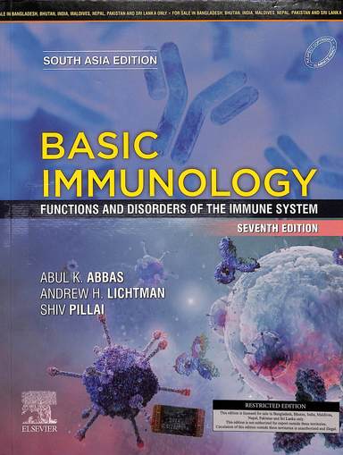 Basic Immunology Functions & Disorders Of Immune System : South Asia Edition
