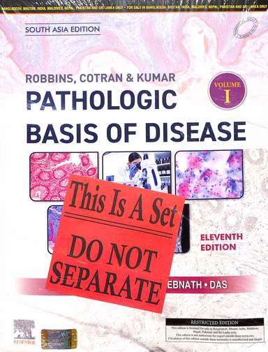 Robbins Cotran & Kumar Pathologic Basis Of Disease Set Of 2 Vol : Sae