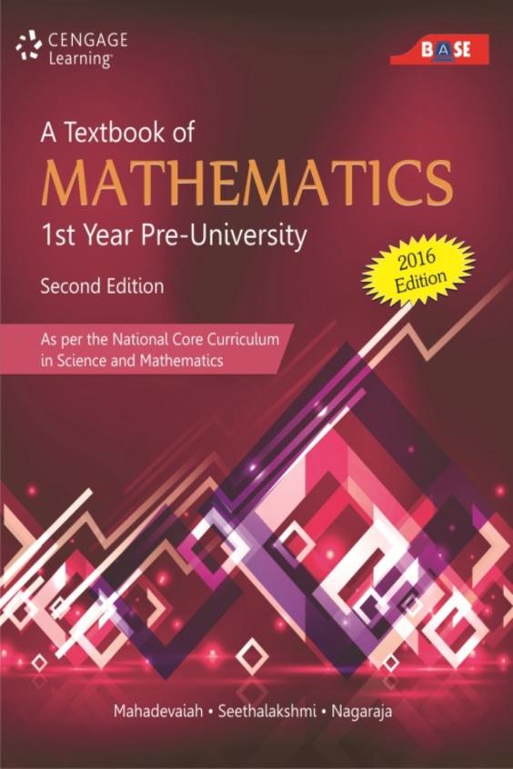 Buy Textbook Of Mathematics 1st Puc book : Hs Mahadevaiah,Mr ...