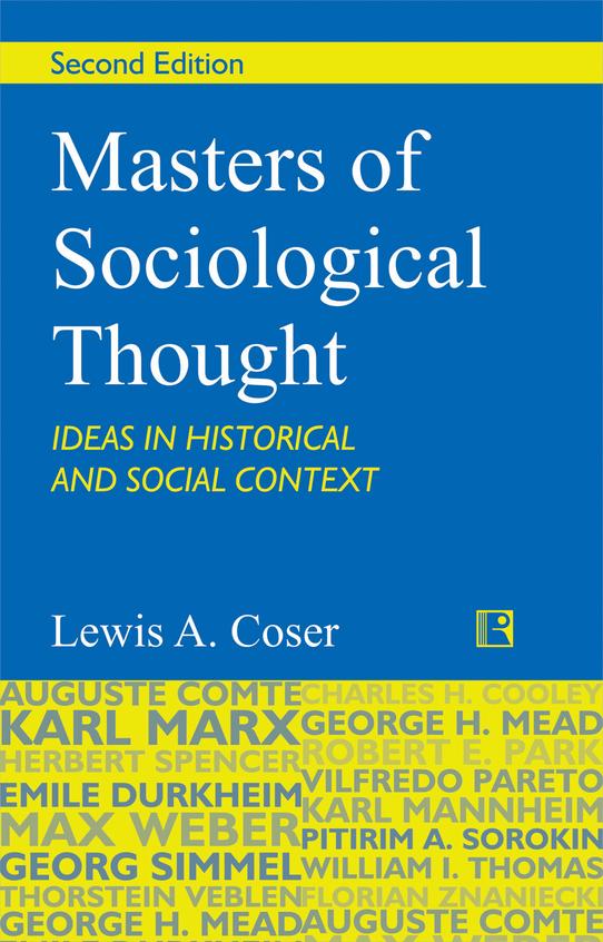 Masters Of Sociological Thought - Pb