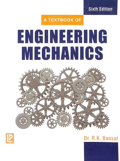 Buy Textbook Of Engineering Mechanics Book : Rk Bansal , 8131804097 